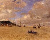 克劳德 莫奈 : Lighthouse at the Hospice